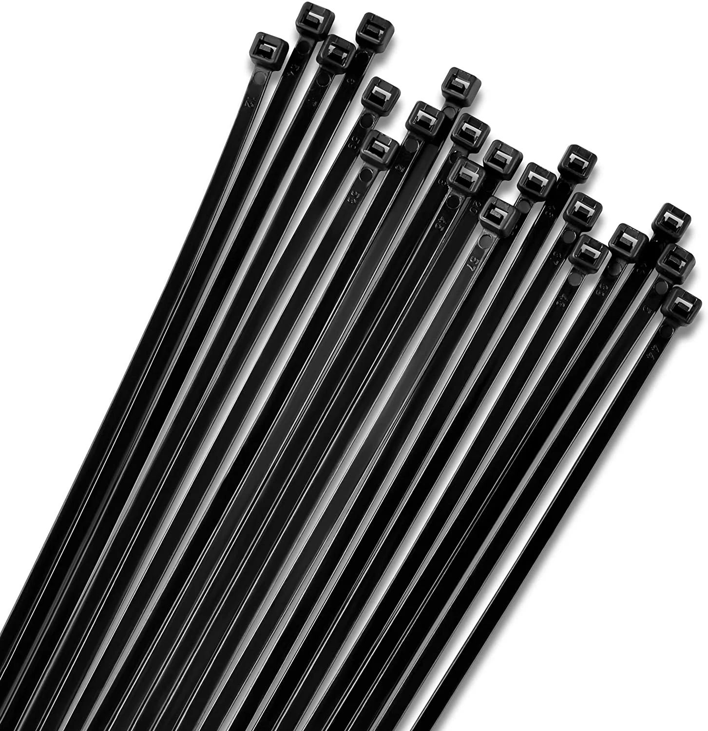 Bolt Dropper 12" Inch Zip Ties Black (100 Pack), 40lb Strength, Nylon Cable Wire Ties Bolt Droppe... | Walmart (US)