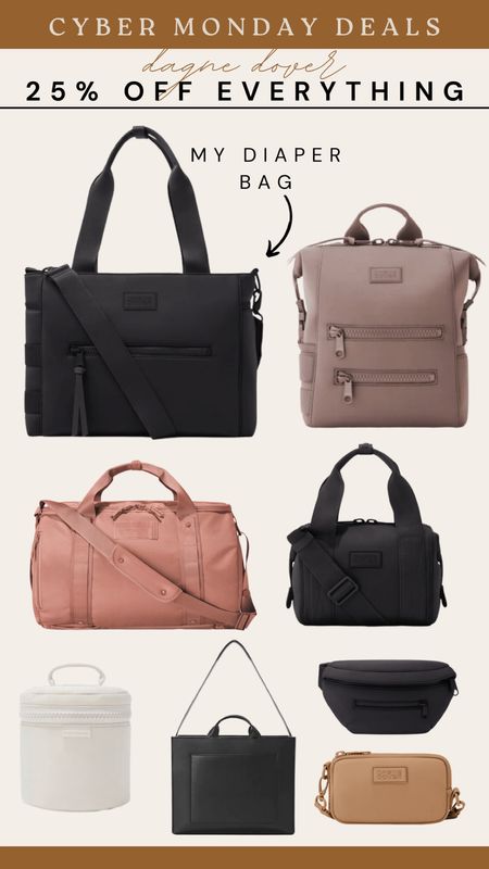 25% off everything at dagne dover even my diaper bag which is the best I’ve owned especially because of the neoprene material! #washable #diaperbag #travelbag #suitcase #dufflebag #fannypack #bumbag #luxebag #backpack #cybermonday

#LTKsalealert #LTKCyberWeek #LTKbump
