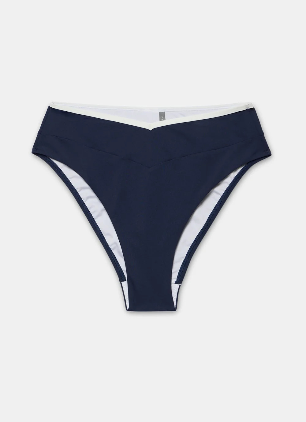 Navy High Leg Bikini Bottoms | Mint Velvet