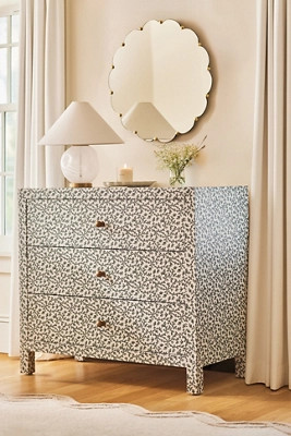 Hale Canvas Three-Drawer Dresser | Anthropologie (US)