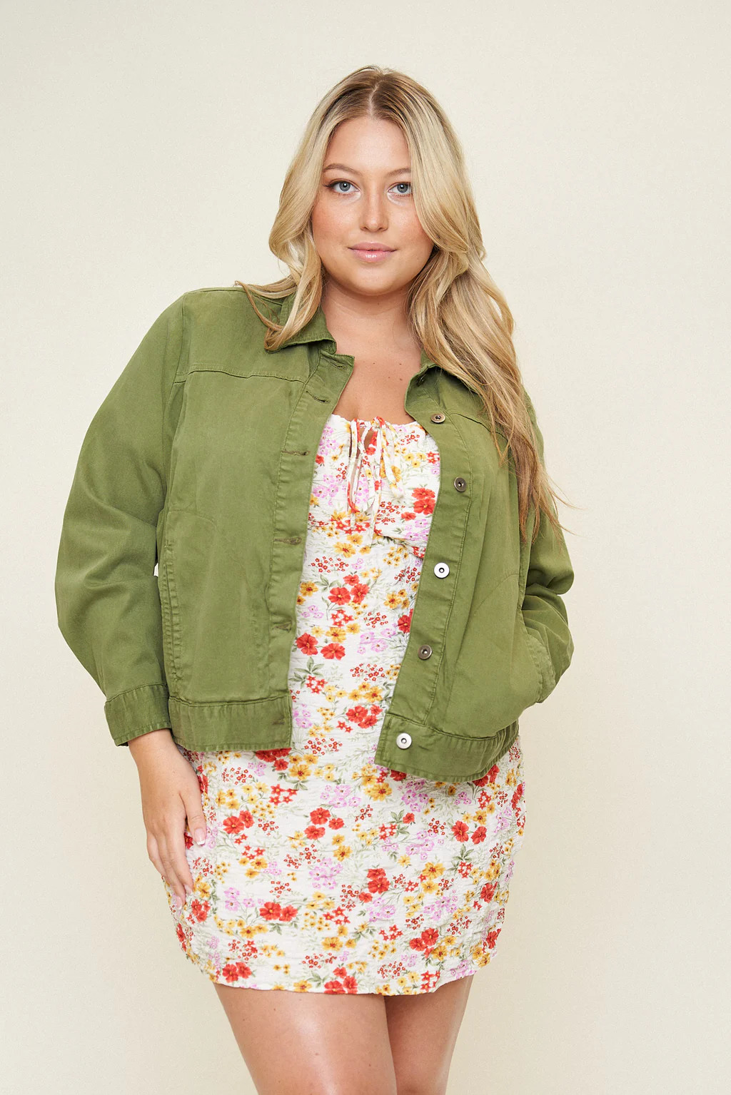 Leah Cotton Tencel Jacket | What Lo Wants
