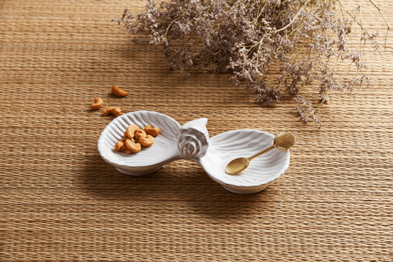 Shell Double Tidbit Set | Mud Pie