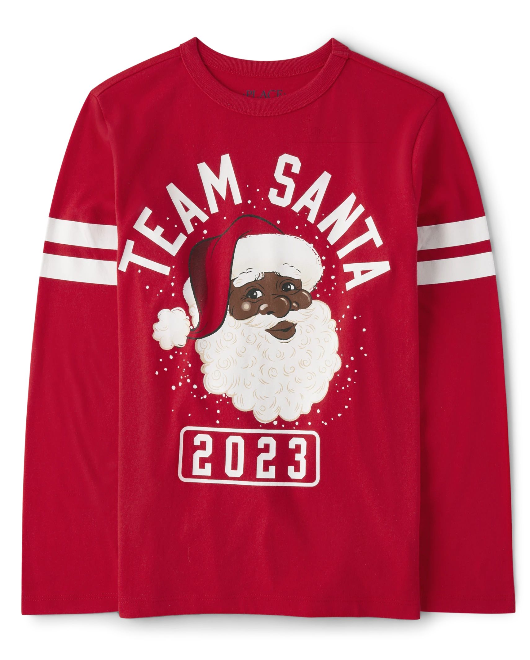 Unisex Kids Matching Family Team Santa Graphic Tee - ruby | The Children's Place
