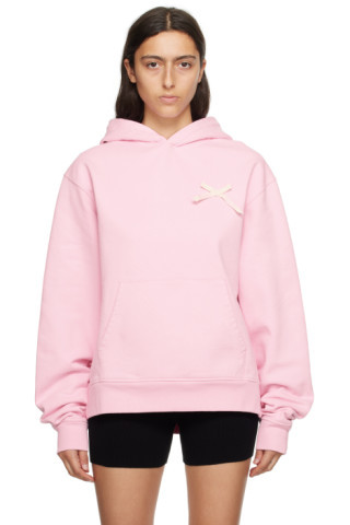 Pink Le Chouchou 'Le Hoodie Noeud' Hoodie | SSENSE