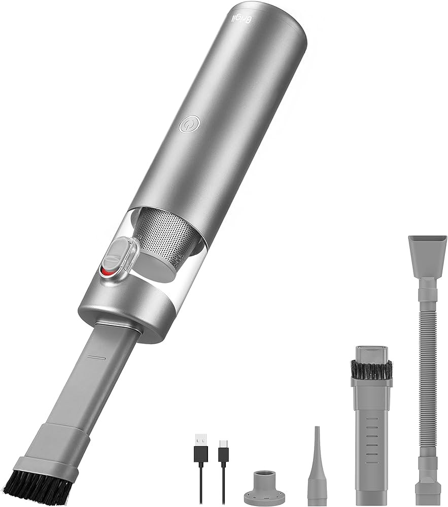 Brigii Mini Vacuum, Handheld Vacuum & Air Duster & Hand Pump 3 in 1, Cordless Crevice Vacuum, 3 K... | Amazon (US)