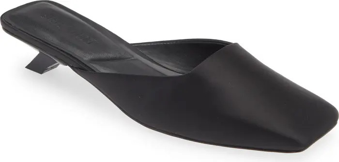 Steve Madden Marianne Kitten Heel Satin Mule (Women) | Nordstrom | Nordstrom