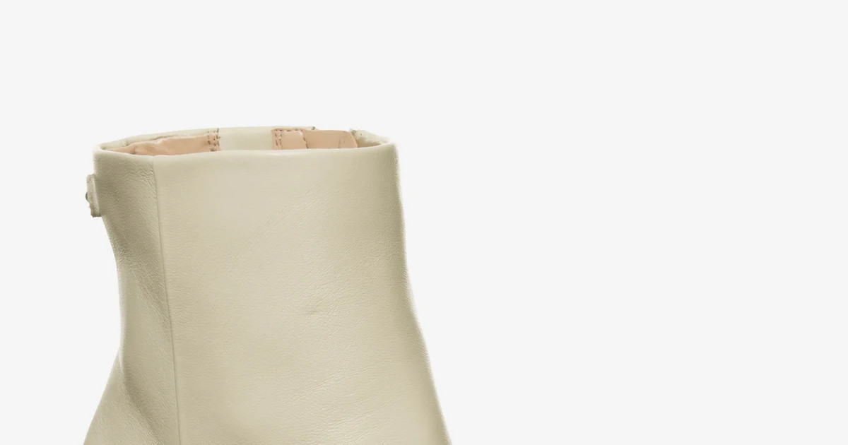 Pointed Toe Bootie - Ivory | Boston Proper | Boston Proper