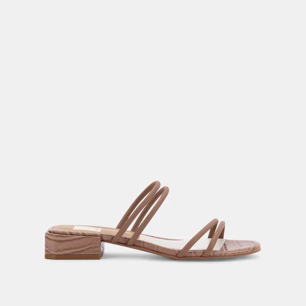 HAIZE SANDALS IN CAFE LEATHER | DolceVita.com