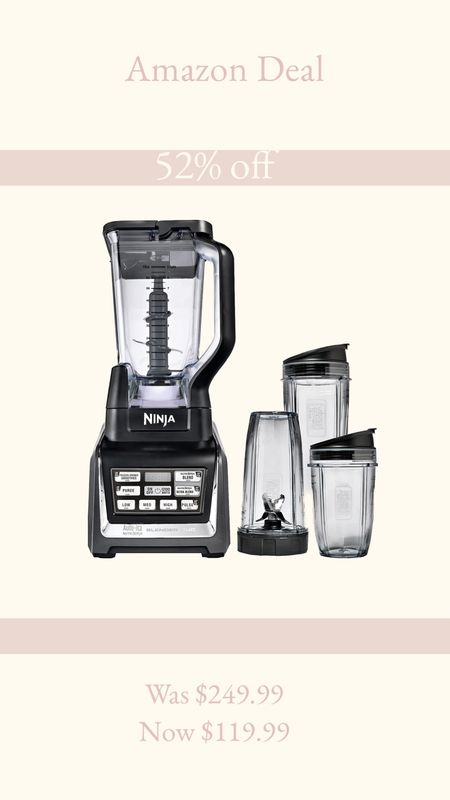 Ninja blender on sale! Great Amazon deal for over 50% off! 

#LTKhome #LTKsalealert #LTKFind