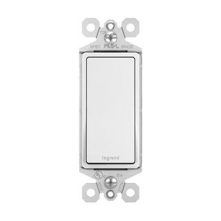radiant 15 Amp 120-Volt 3-Way Decorator/Rocker Light Switch, White | The Home Depot