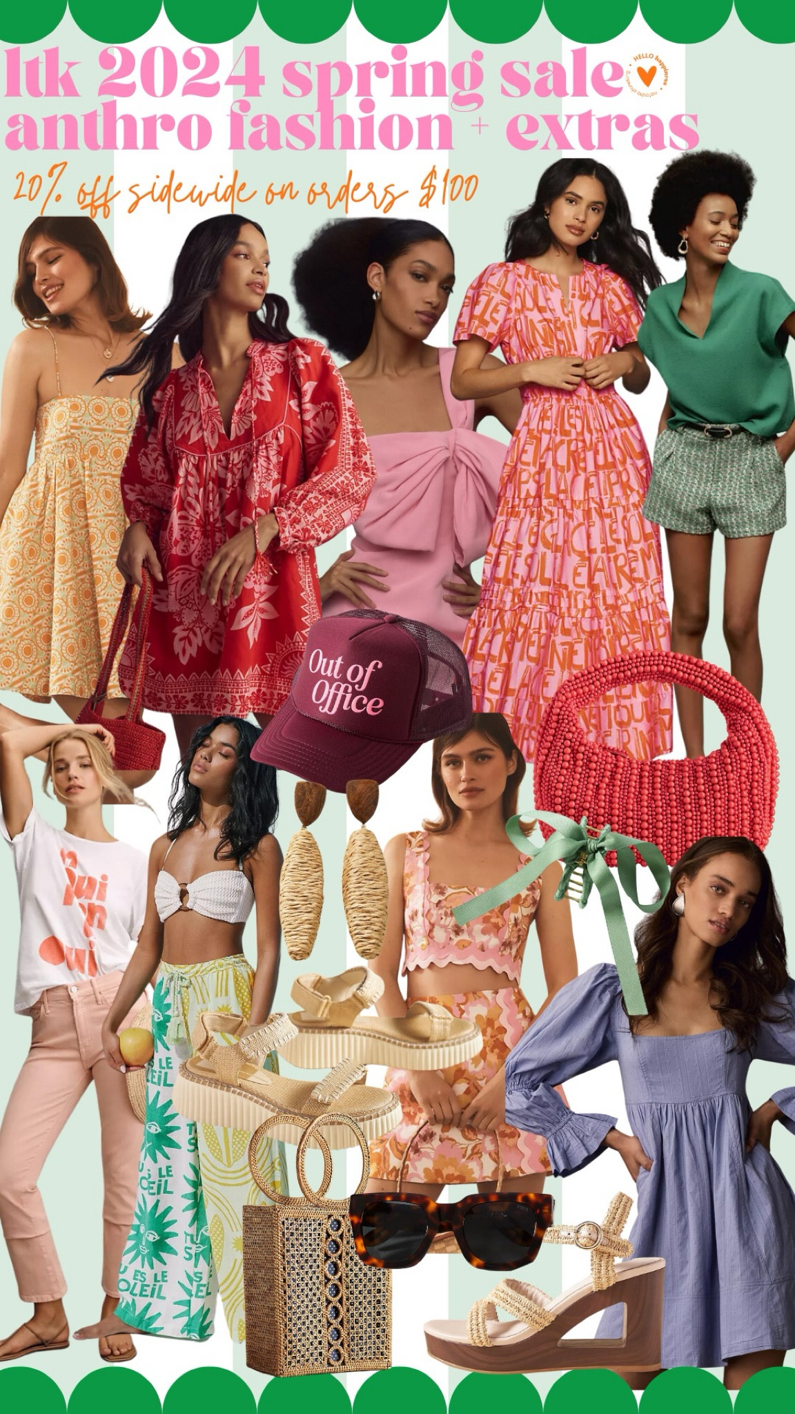 LTK spring sale anthro fashion + extras… 20% off site wide on orders $100 

#LTKSpringSale #LTKsalealert #LTKSeasonal