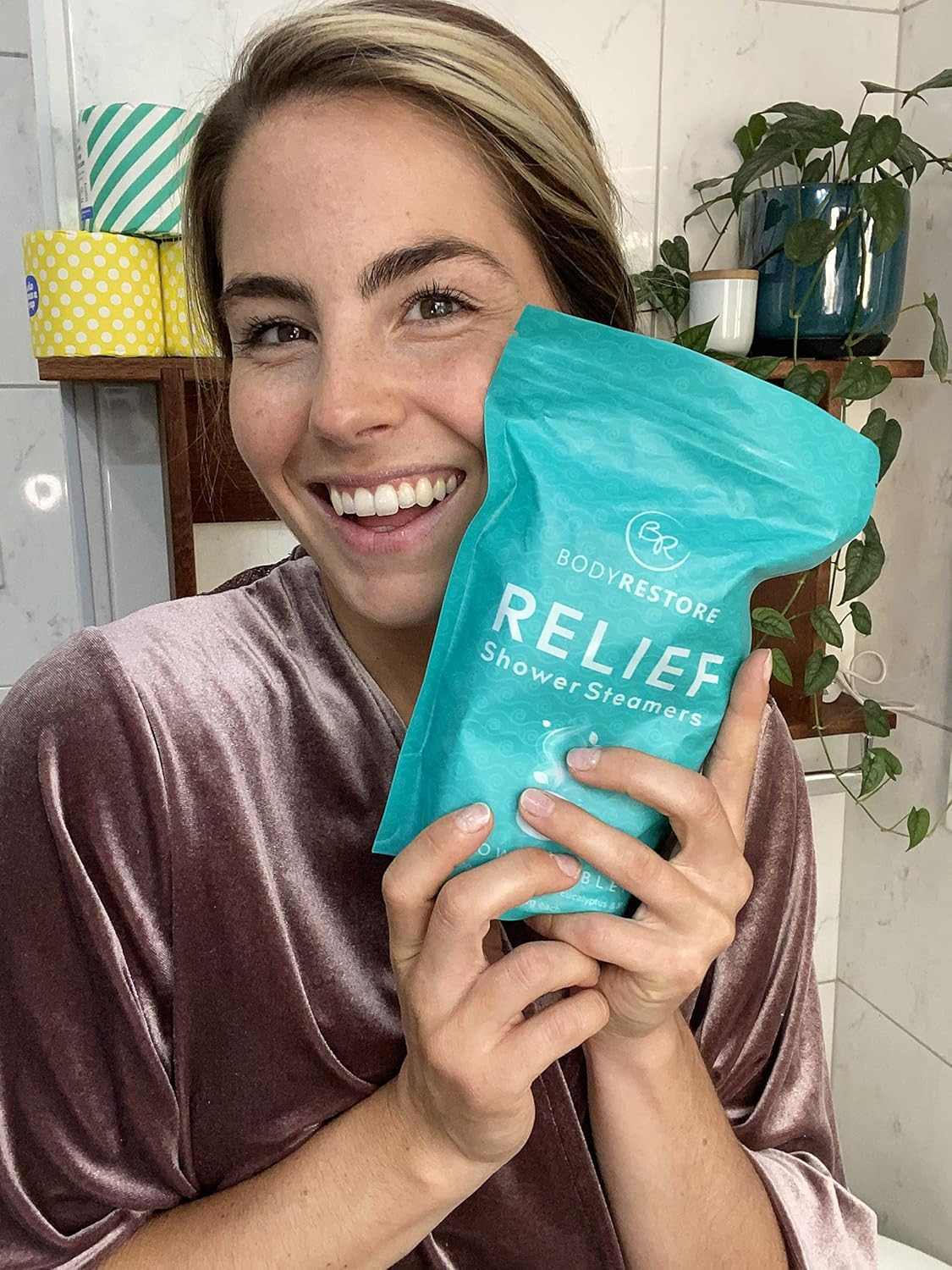 BodyRestore Shower Steamers Aromatherapy - 15 Pack Shower Bombs for Women, Eucalyptus Shower Tabl... | Amazon (US)