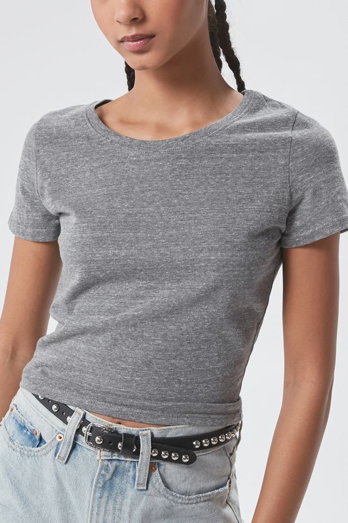 Urban Renewal Eco Tri-Blend Cropped Tee | Urban Outfitters (US and RoW)
