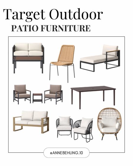 Outdoor patio furniture finds from target, target outdoor patio favorites for spring and summer 

#LTKhome