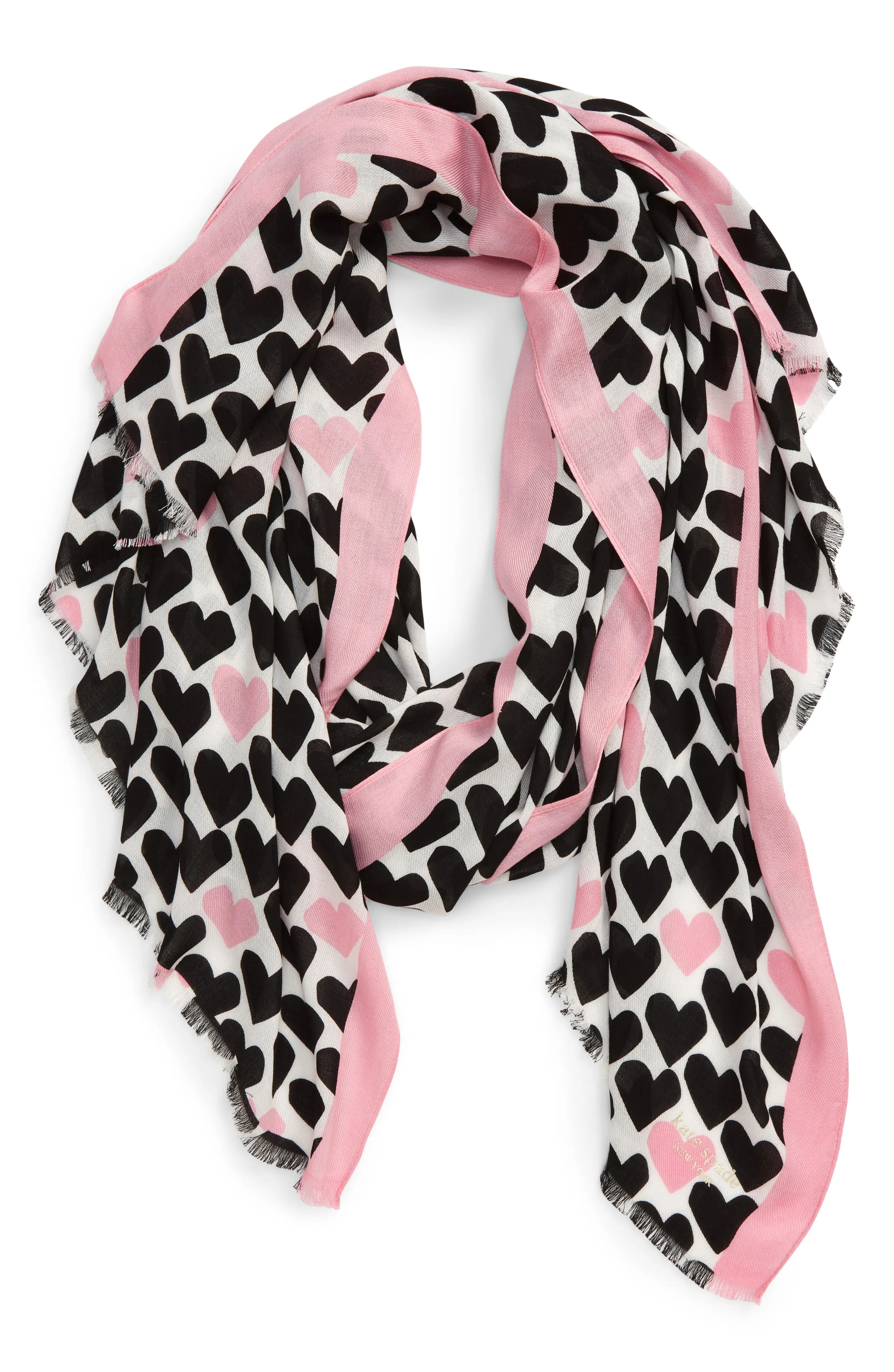 pop hearts oblong scarf | Nordstrom