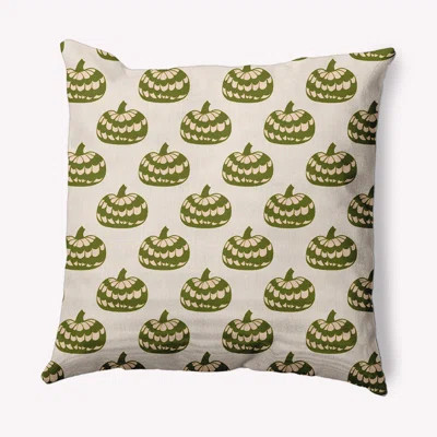 Patterned Pumpkins Decorative Throw Pillow Square | Wayfair North America