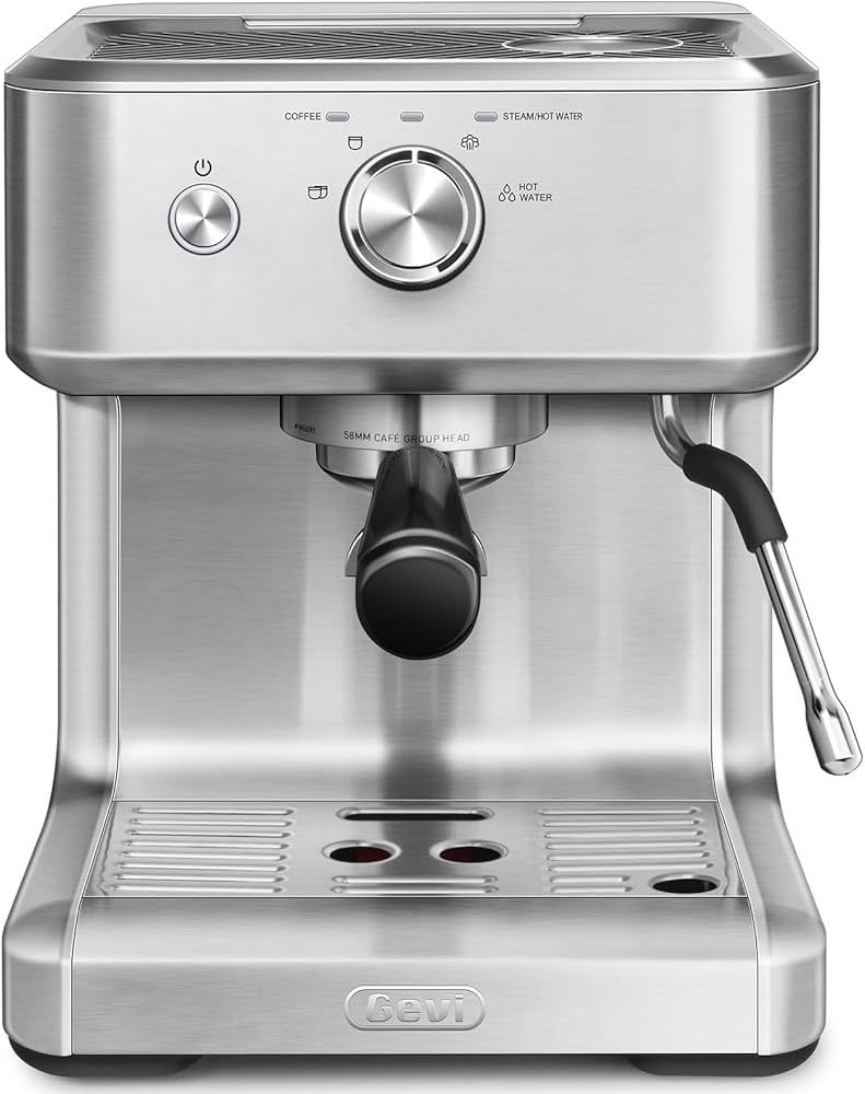 Gevi EzBru 1000 Espresso Machine with Operate Control Panel, Latte & Cappuccino Maker with Milk F... | Amazon (US)