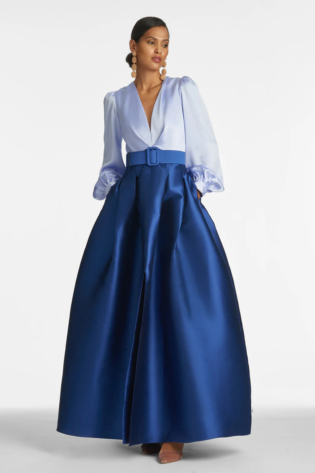 Zoe Gown - Periwinkle/Eclipse | Sachin and Babi