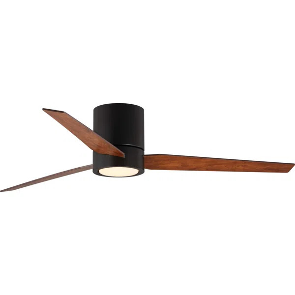 56" Tucker Hugger 3 Blade LED Ceiling Fan with Remote, Light Kit Included | Wayfair North America