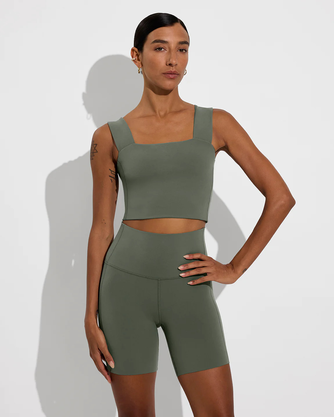 Frame Tank - Green Active Top | Left on Friday