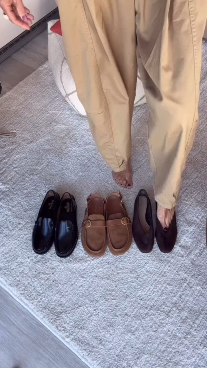 Trois styles, une tenue…Chic, casual ou effortless ?
1️⃣ Ballerines
2️⃣ Mules
3️⃣ Mocassins 
Vous validez lequel ? 

#styletip #springstyles #shoesshoesshoes #womanslook #styleguide

#LTKstyletip #LTKeurope #LTKfrance