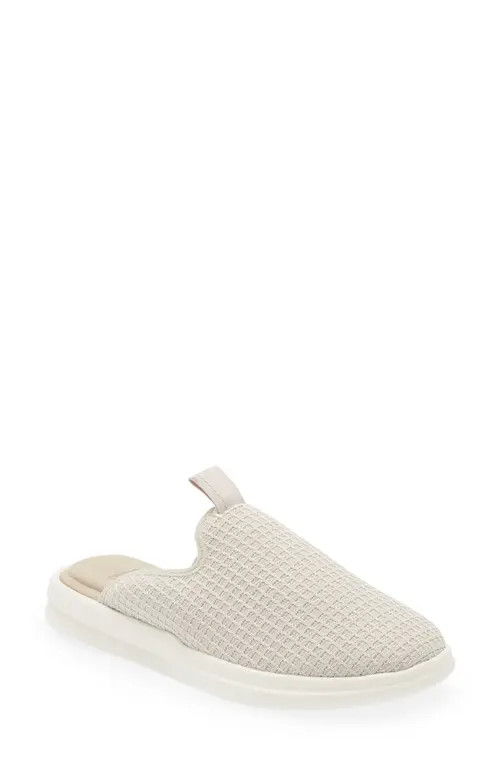 LUSSO CLOUD Pelli Waffle Knit Slipper in Perfect Grey /Marshmallow at Nordstrom, Size 13 | Nordstrom