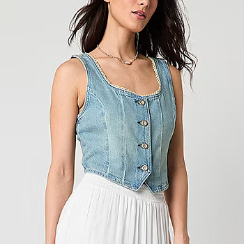 Arizona Juniors Womens Vest | JCPenney