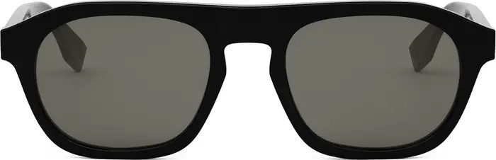 'Fendi Essential 52mm Rectangular Sunglasses | Nordstrom