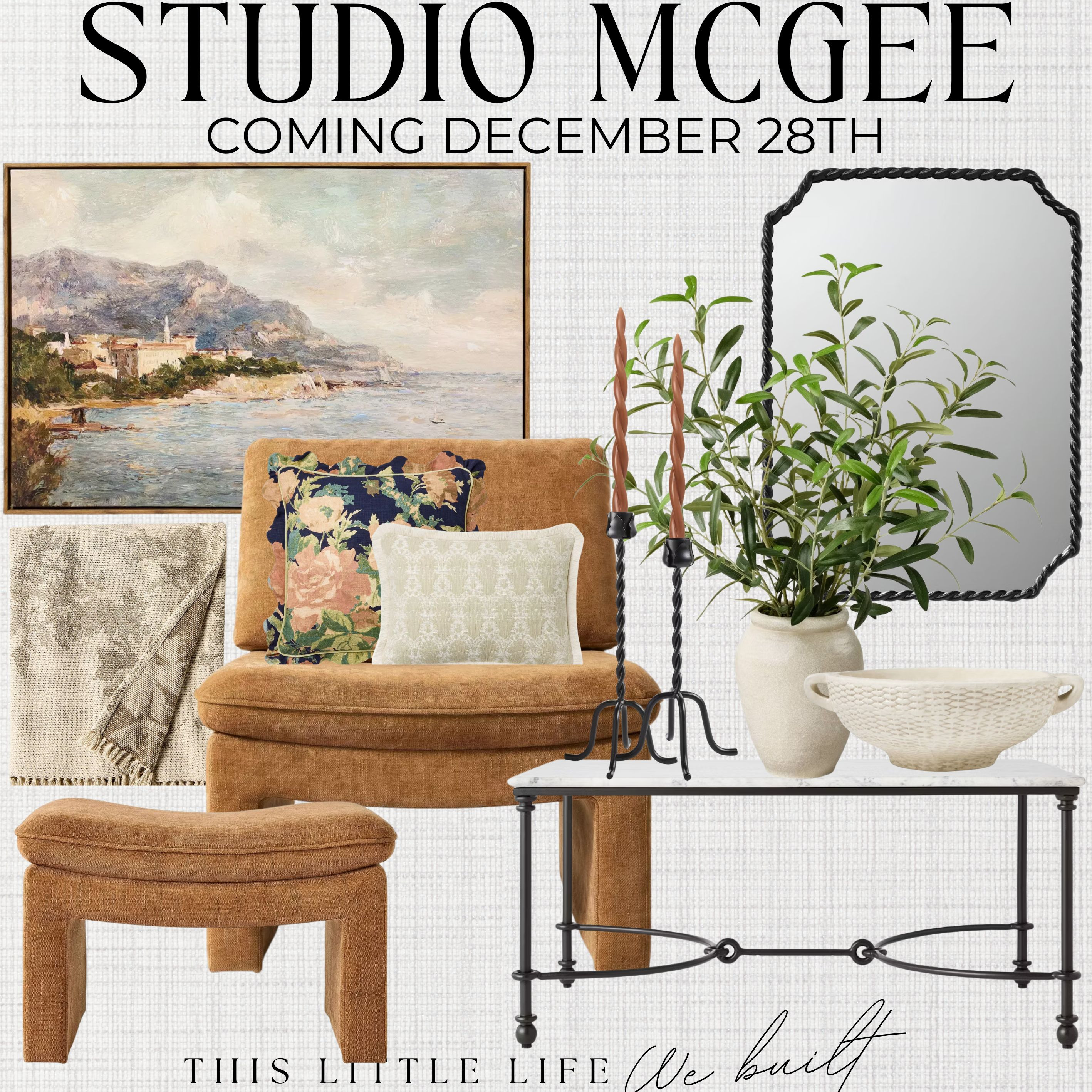 Studio Mcgee Spring Collection coming to Target on December 28th!
Studio McGee Home / Target Home / Spring Home / Textured Throw Pillows /  Neutral Blankets / Woven Baskets / Ceramic Vases / Textured Vases / Decorative Trays / Linen Curtains / Minimalist Wall Art / Rattan Accent Chairs / Stoneware Bowls / Neutral Area Rugs / Light Oak Furniture / Organic-Shape Mirrors / Spring Faux Greenery / Faux Florals / Marble Accent Pieces / Soft Light Rugs / Neutral Furniture / Sculptural Lighting / Pastel Decor / Reclaimed Wood Accents / Floral Pillows / Jute Rugs / Handcrafted Pottery / Linen Textures / Clean Lines & Natural Materials / Travertine Decor / Coffee Table Decor / Open Shelving Decor / Bookshelf Decor / Decorative Books / Marble Accents / Neutral Spring / Organic Modern Decor / Brass Candlestick Holders / Marble Decorative Boxes / Linen Accents / Woven Blanket Baskets / Neutral Wallpaper / Scalloped Decor / Neutral Home Furniture / Living Room Furniture / Entryway Furniture / Bedroom Furniture / Linen Sofa / Neutral Accent Chairs / White Oak Coffee Table / Arched Cabinets / Fluted Furniture /  

 #LTKSeasonal #LTKHome