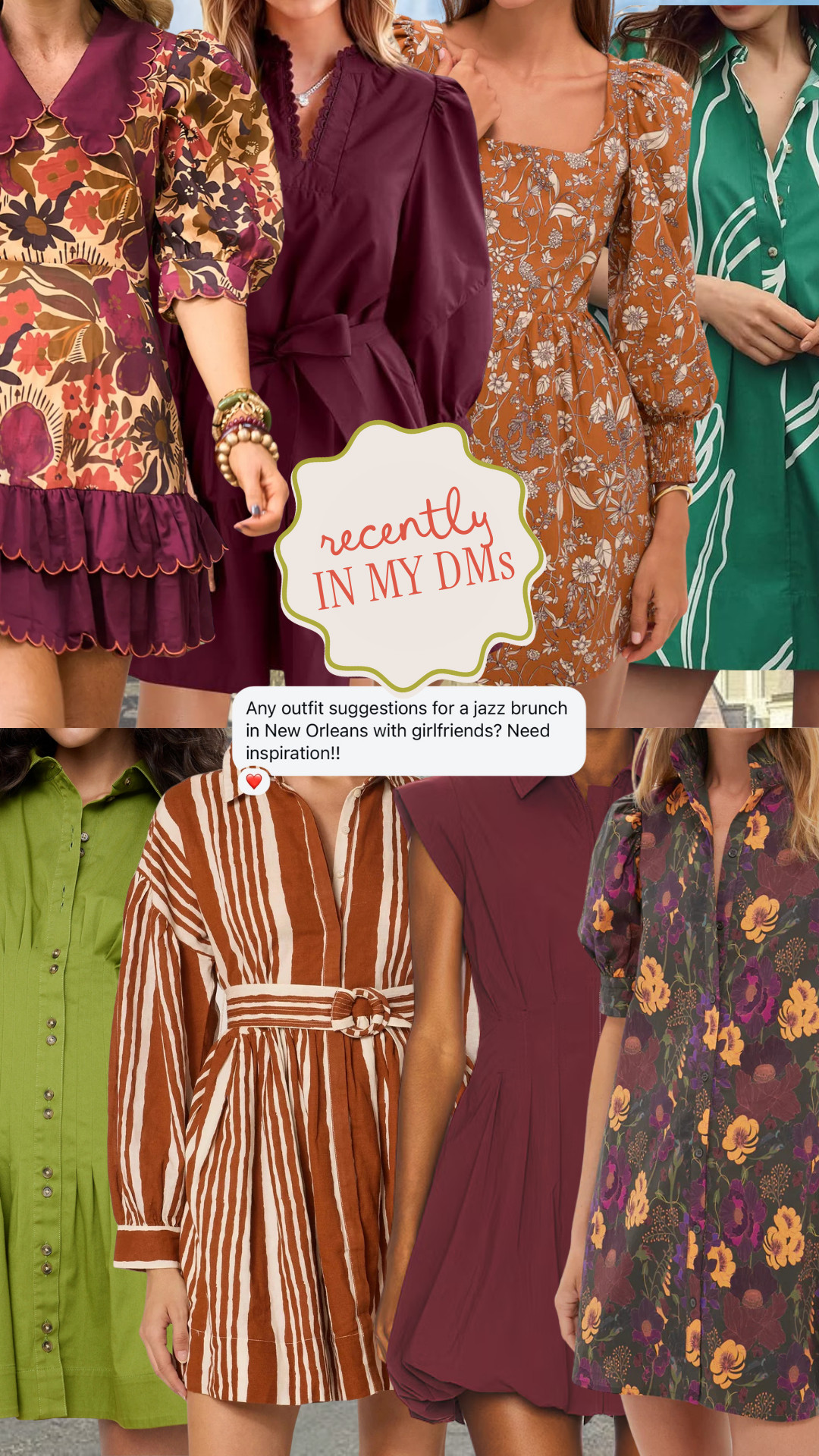 Recently in my DMs... linking a ton of cute fall dresses! 

 #LTKSeasonal #LTKParties #LTKFindsUnder100