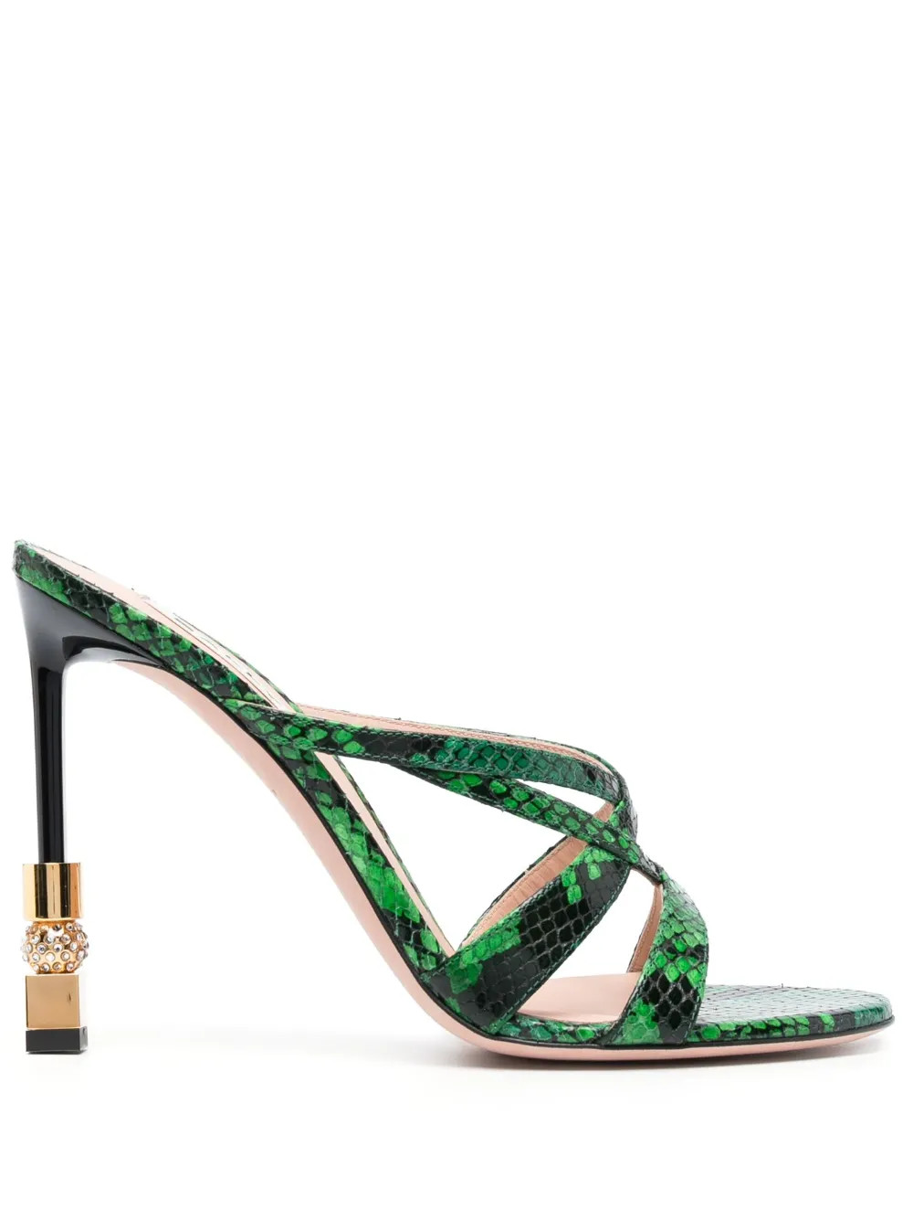 Carolyn 110mm leather sandals | Farfetch Global