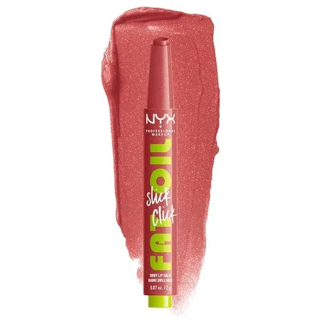 NYX Professional Makeup Fat Oil Slick Click Gloss Lip Balm - 03 No Filter Needed-Pink Pearl Nude | Walmart (US)