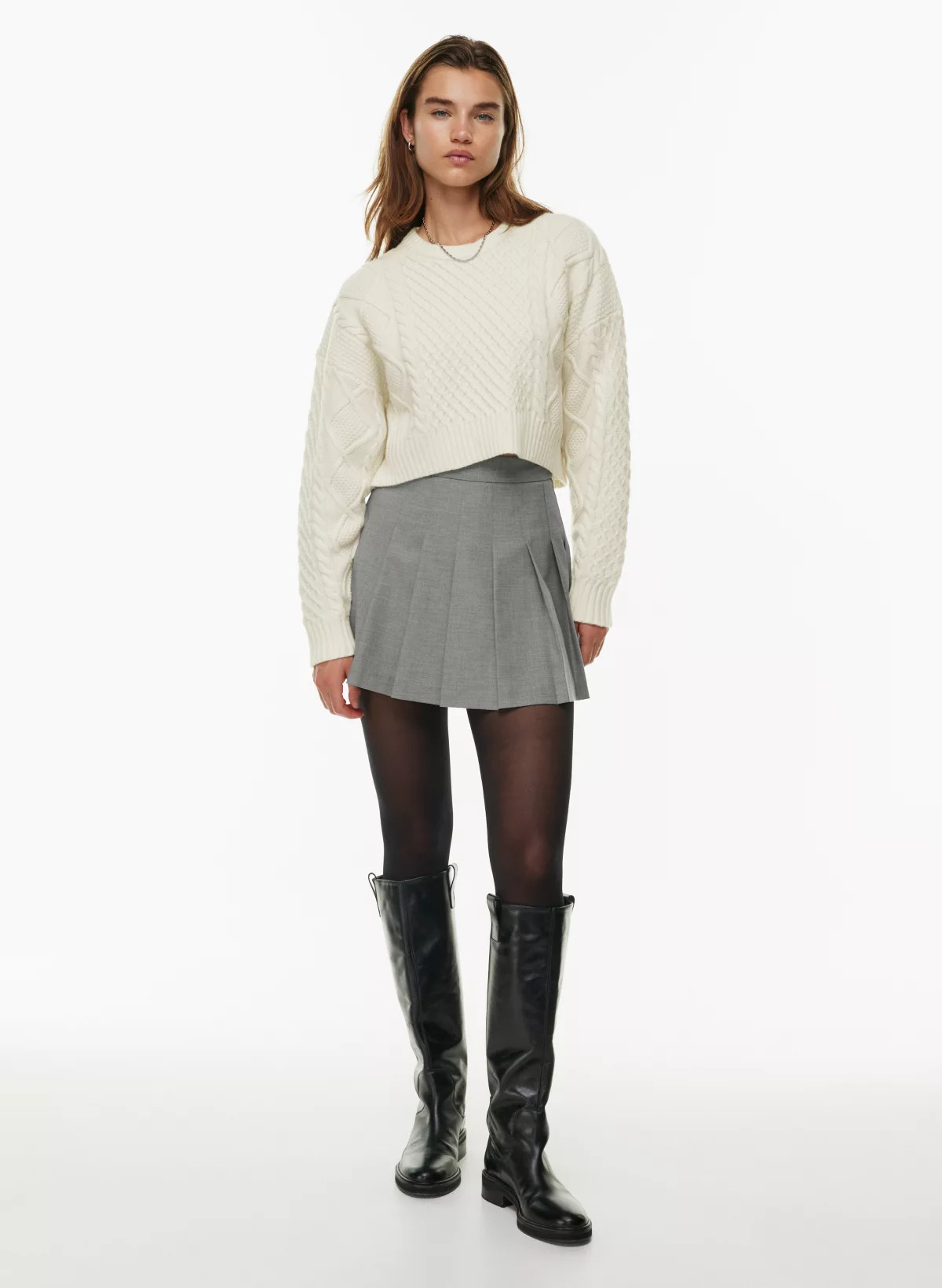 PEGGY CROPPED SWEATER | Aritzia