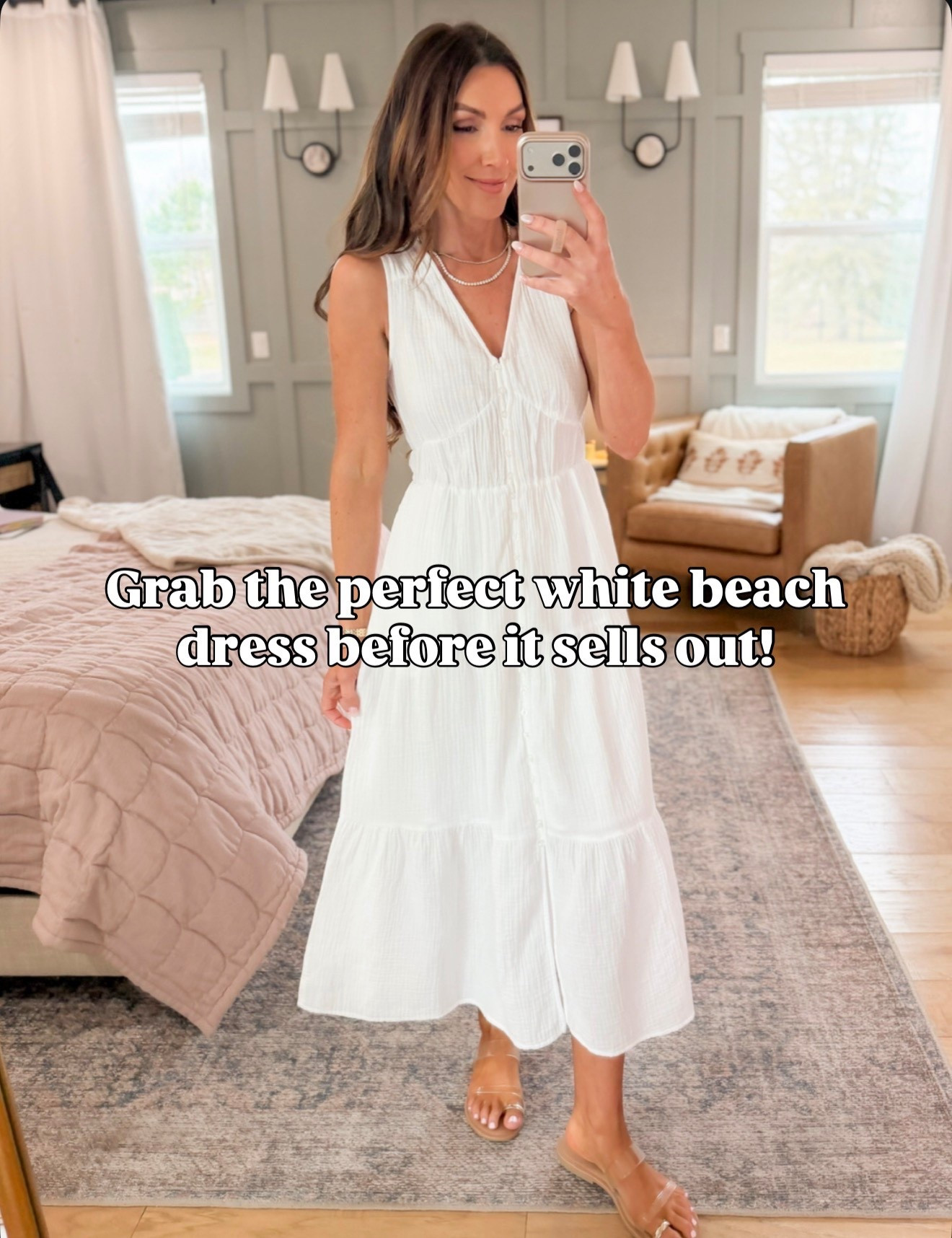 Last chance to grab this beautiful white dress on sale! 20% off at Target! 

#LTKTravel #LTKdayinmylife #LTKSeasonal