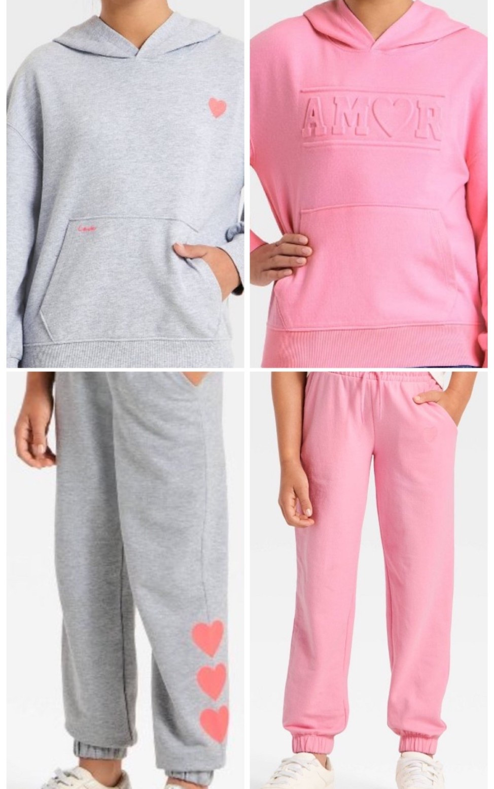 New Valentine’s Day sweat outfits at Target. Sold separate. 

Kids. Twin. Girls. Fashion. Graphic sweatshirt. Graphic sweatpants.

#LTKSeasonal #LTKKids