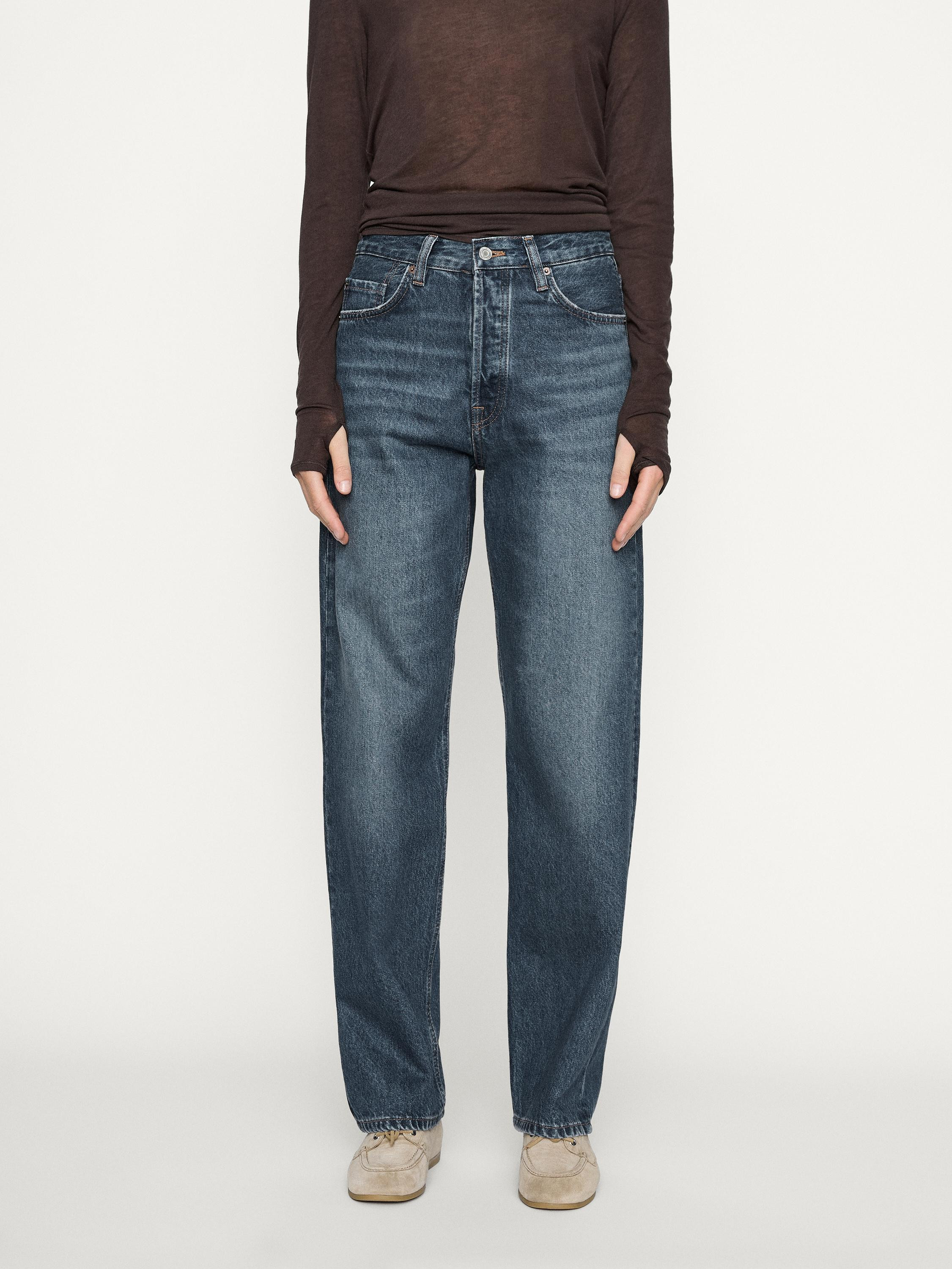Straight jeans met hoge taille | Massimo Dutti NL