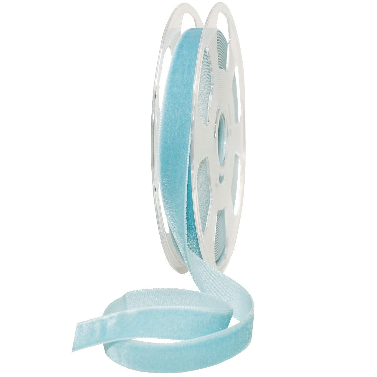 Morex Nylvalour Swiss Velvet Ribbon, Nylon, 5/8 inch by 11 Yard, Blue Note | Amazon (US)