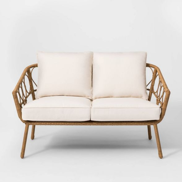 Britanna Patio Loveseat Natural - Opalhouse™ | Target