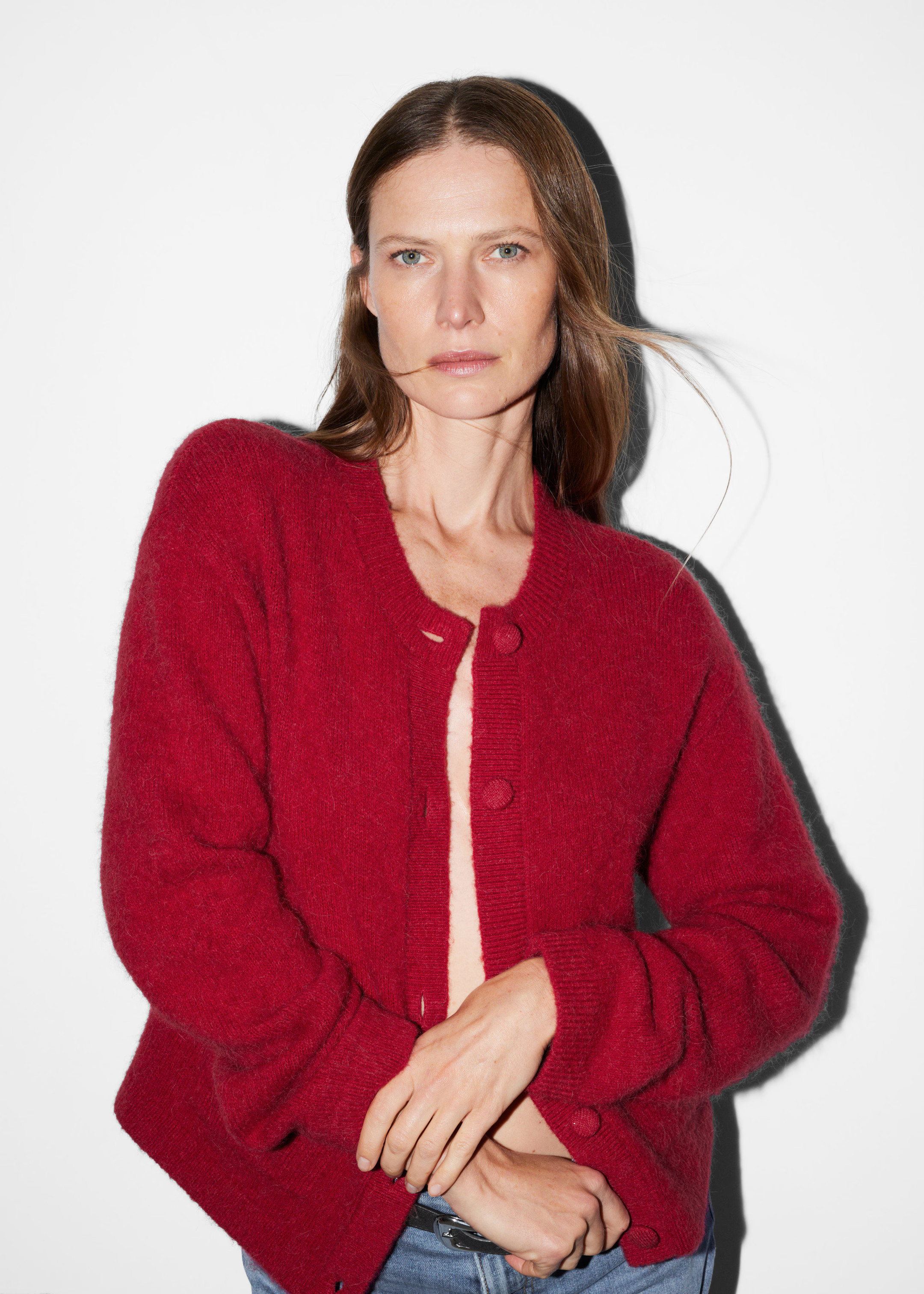 Boxy Crew-Neck Cardigan | & Other Stories UK