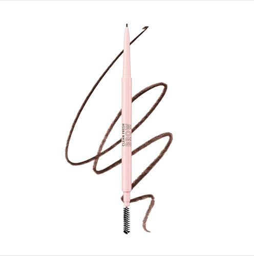 Covergirl Clean Fresh Brow Nano, 600 Dark Brown, Eyebrow Pencil, Ultra-Precise Tip, Waterproof, Transfer-Resistant, Built-In Spoolie, Vegan Formula, 0.001oz | Amazon (US)
