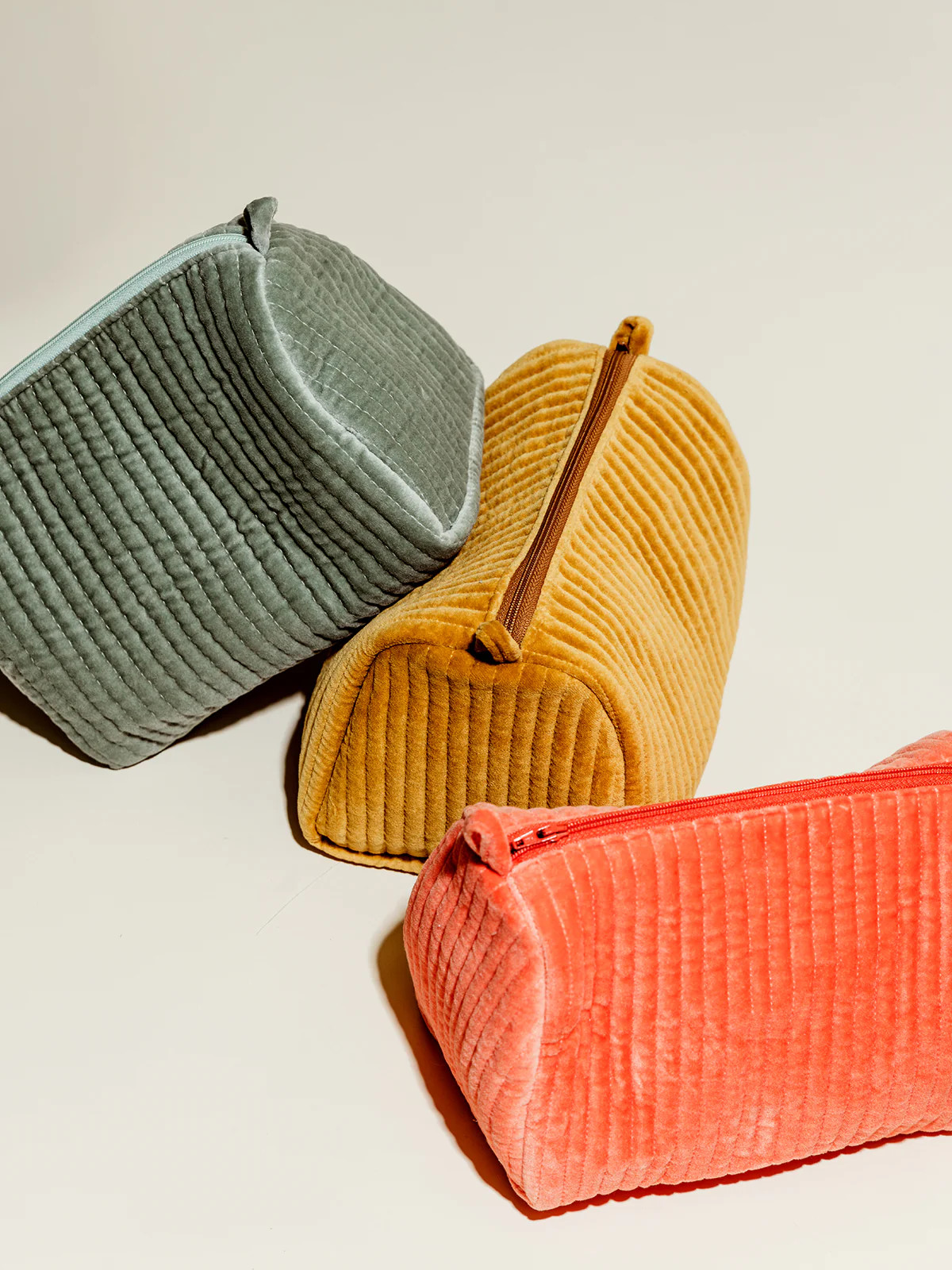Velvet Quilted Cosmetic Bag | Joffa Marketplace