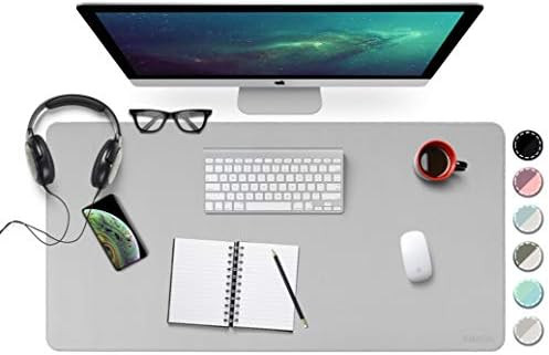 EMINTA Dual Sided Office Desk Pad, New Upgrade Sewing Waterproof PU Leather Large Mouse Mat Desk ... | Amazon (US)