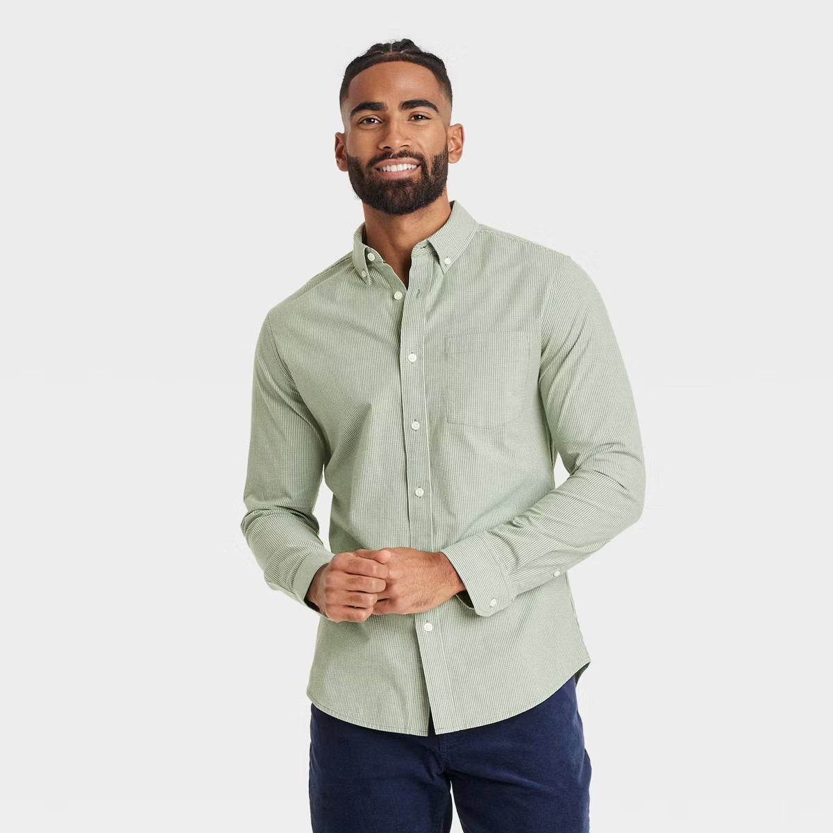 Men's Long Sleeve Button-Down Shirt - Goodfellow & Co™ | Target