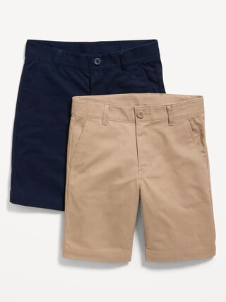 Knee Length Twill Shorts 2-Pack for Boys | Old Navy (US)