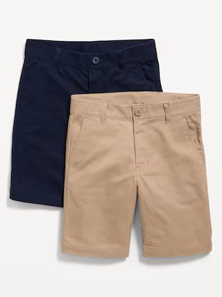 Uniform Twill Shorts 2-Pack for Boys (At Knee) | Old Navy (US)