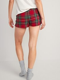 Matching Print Flannel Pajama Shorts for Women -- 2.5-inch inseam | Old Navy (US)