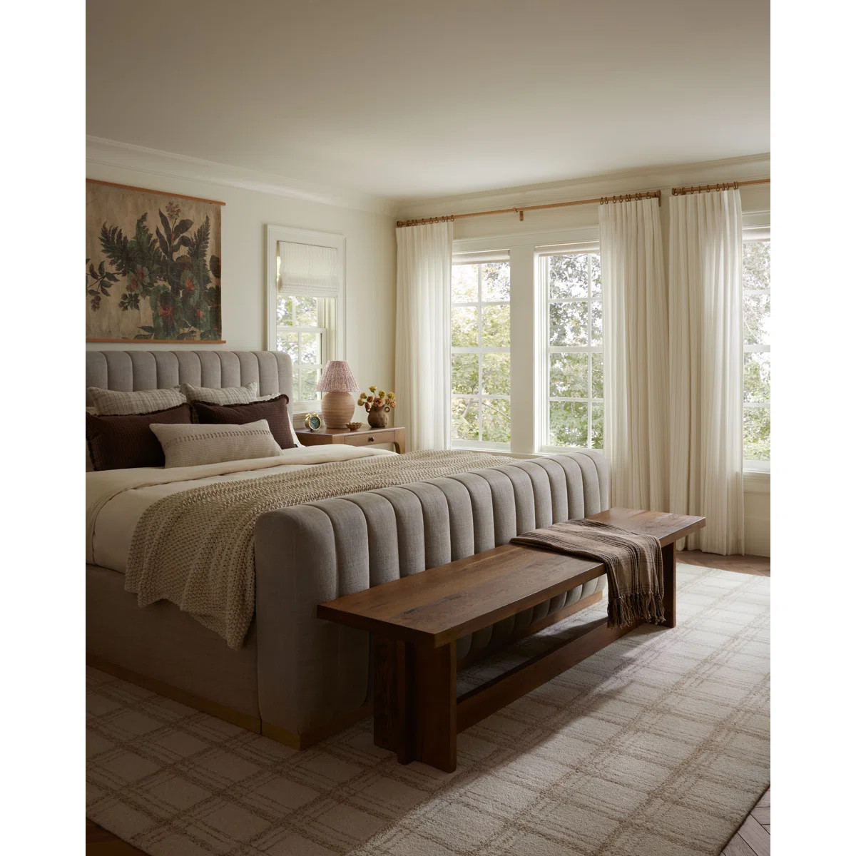 Chris Loves Julia x Loloi Polly Cream / Sand Area Rug | Wayfair North America