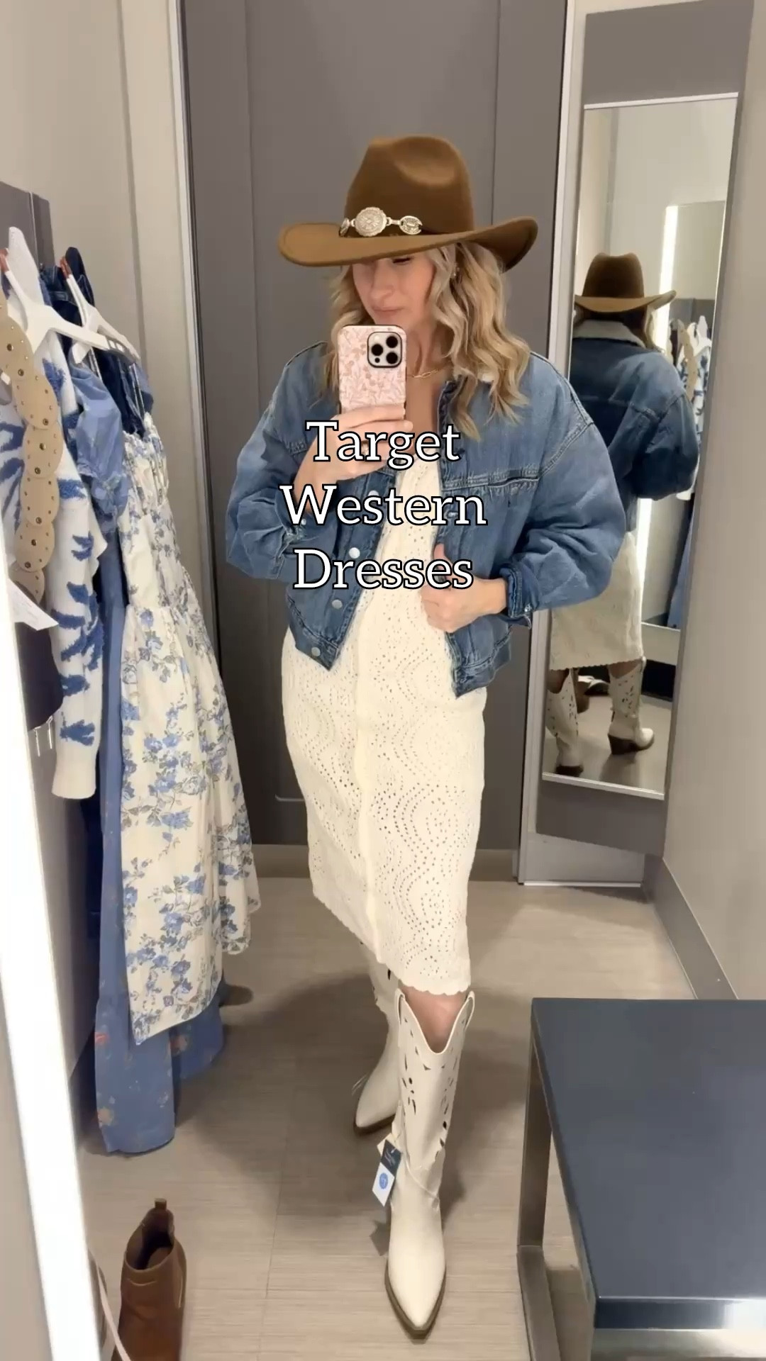 Some of my absolute favorite Target Western Dresses for this summer. I love to layer a dress in a denim jacket and this faux sheep wool collar one is to die for! 
🤠🐑🌾

#LTKOver40 #LTKFestival #LTKootd