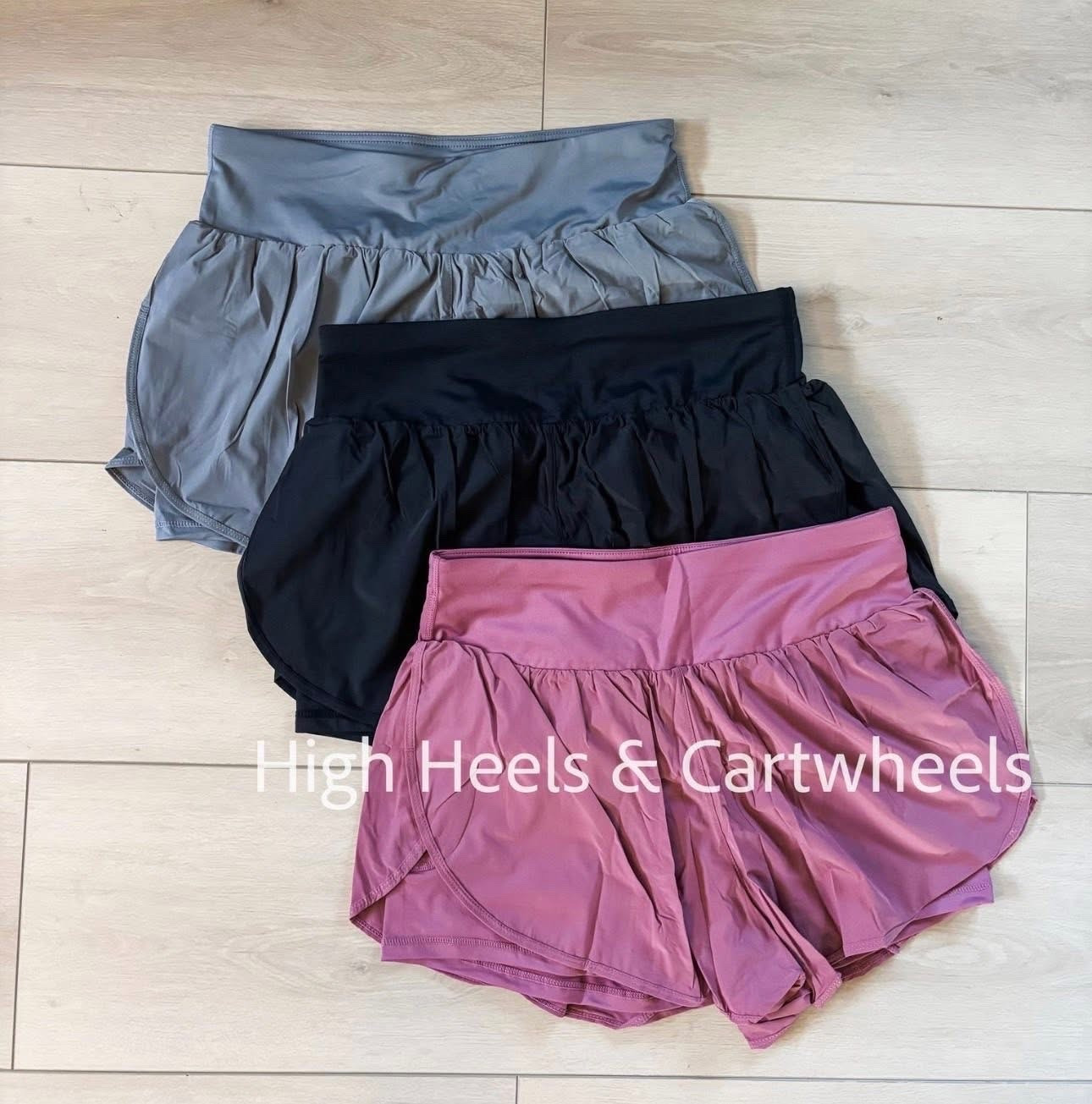 Fave shorts for working out with a full liner underneath. Comes in a 3 pack