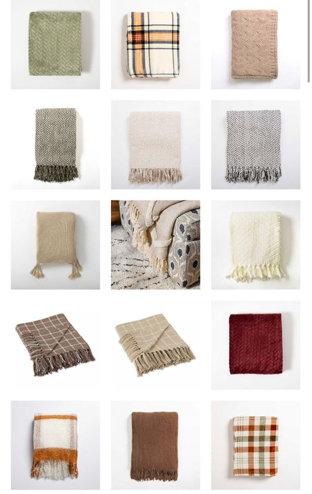 Fall throw blankets- 25% off with code LaborDay